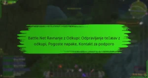 Battle.Net Ravnanje z Odkupi: Odpravljanje težav z odkupi, Pogoste napake, Kontakt za podporo