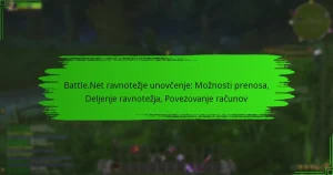 Battle.Net ravnotežje unovčenje: Možnosti prenosa, Deljenje ravnotežja, Povezovanje računov