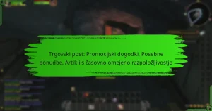 Trgovski post: Promocijski dogodki, Posebne ponudbe, Artikli s časovno omejeno razpoložljivostjo