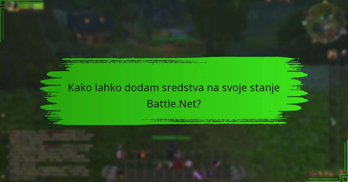 Kje lahko preverim svoje stanje na Battle.Net?