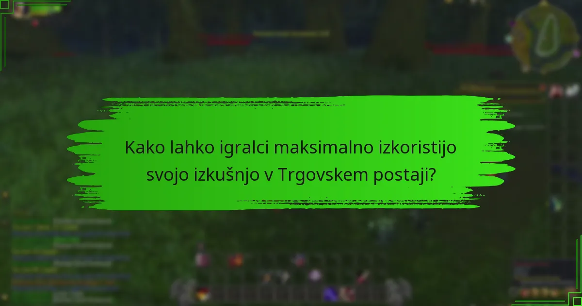 Katere posebne dogodke povezujejo s Trgovskim postajo?