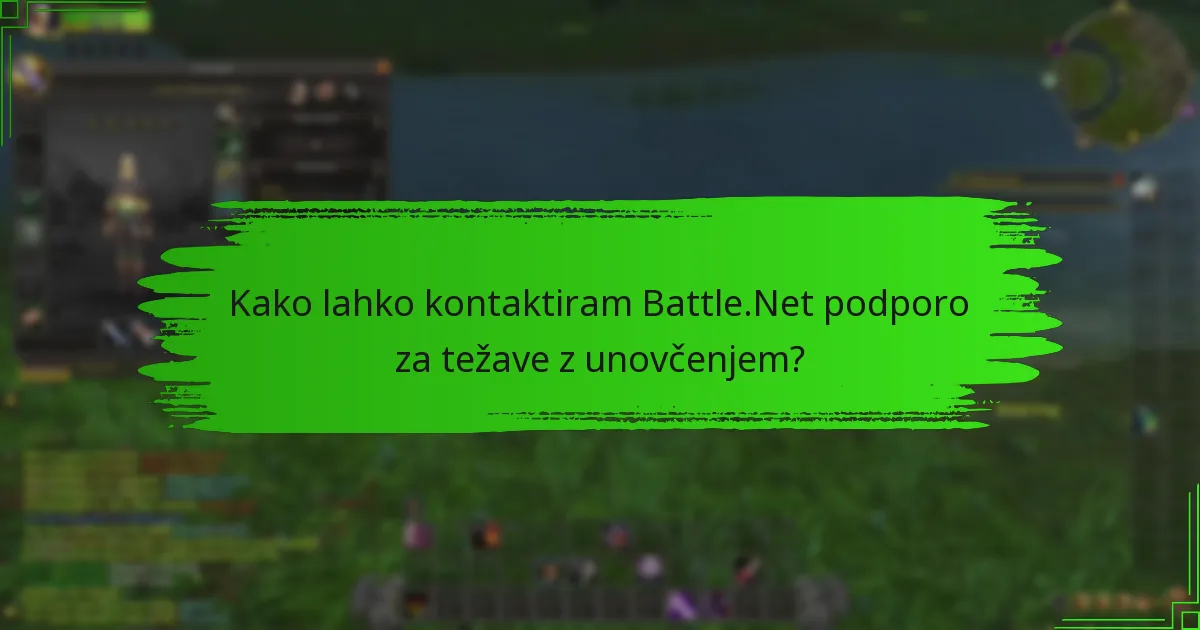 Katere pogoste napake se pojavijo med unovčenjem Battle.Net stanja?