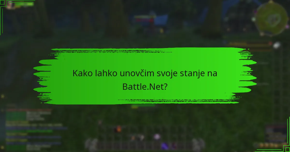 Kaj so povratne obremenitve in kako se nanašajo na Battle.Net?
