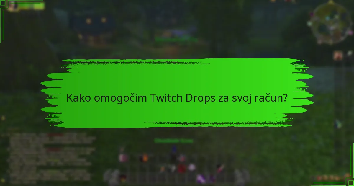 Kako vem, ali sem prejel drop?