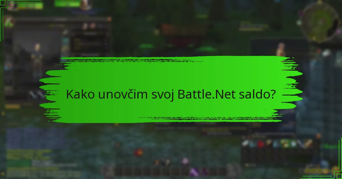 Katere varnostne funkcije so na voljo za moj Battle.Net račun?